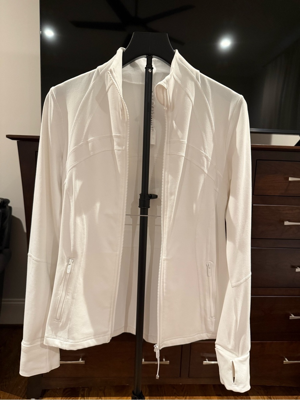 Lululemon Define Jacket in White Size 10 - Picture 3 of 5